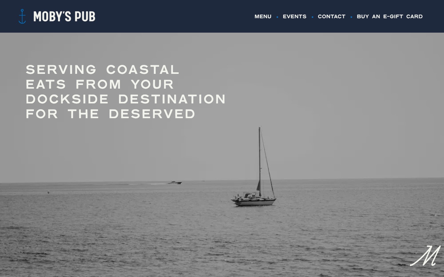 The current homepage